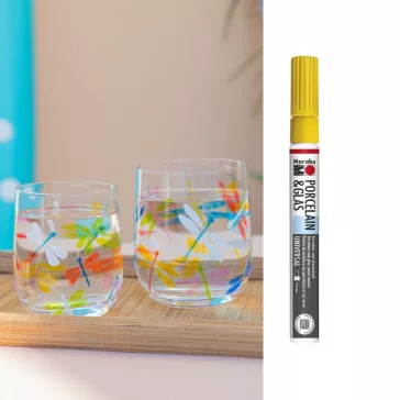 Marabu Porcelain & Glas filctoll - 2-4 mm