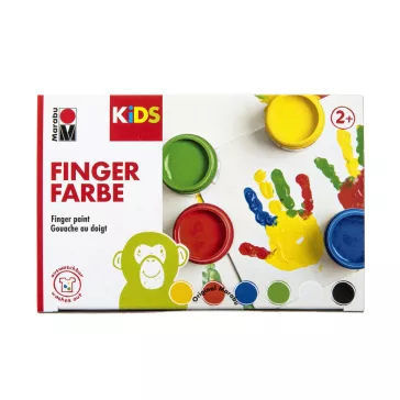 Marabu KiDS ujjfesték szett - 6 x 100 ml