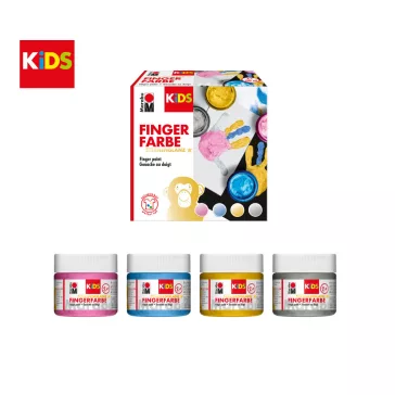   Marabu KiDS ujjfesték szett - "Csillagfény", 4 x 100 ml