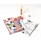 Marabu KiDS Window Color üvegmatrica festék válogatás - "Kedvenc Színek", 10 x 25 ml