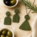 CERNIT N°1 argilă polimerică, 56 g - verde măsliniu