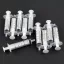 Seringă plastic cu piston cauciuc 5 ml set 10 buc.