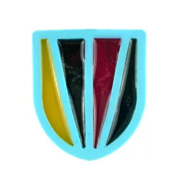 Paletă silicon pentru amestecat culori 4 compartimente