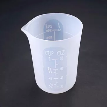 Pahar silicon pentru amestecat rășină 250 ml