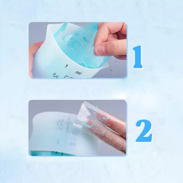 Pahar silicon pentru amestecat rășină 450 ml