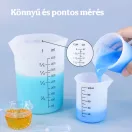 Pahar silicon pentru amestecat rășină 450 ml
