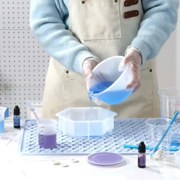 Pahar silicon pentru amestecat rășină 600 ml