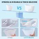 Pahar silicon pentru amestecat rășină 600 ml