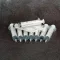 Seringă plastic cu piston cauciuc 20 ml set 10 buc.