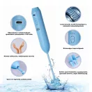Mixer electric de mână cu palete interschimbabile și încărcare USB