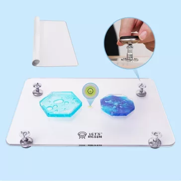 Let's Resin placă de nivelare pentru rășină 40x30 cm