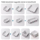 Let's Resin cadru reglabil matriță silicon turnabil