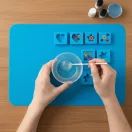 covor silicon albastru A4 pentru rășină epoxidică
