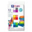 FIMO Soft set de argilă polimerică – 12 x 25 g, culori strălucitoare