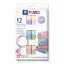 FIMO Soft set de argilă polimerică – 12 x 25 g, culori pastelate