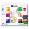 FIMO Soft set de argilă polimerică – 24 x 25 g, culori de bază