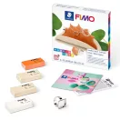 FIMO Soft set de argilă polimerică – 4 x 25 g, set pentru suport de bijuterii