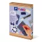 FIMO Soft set de argilă polimerică – 4 x 25 g, efect denim