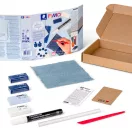 FIMO Soft set de argilă polimerică – 4 x 25 g, efect denim