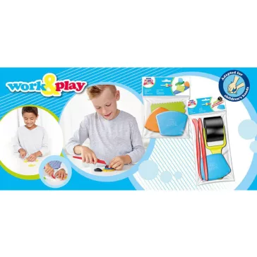   FIMO Kids set cuțite pentru argilă, de modelare și de întins pentru copii - plastic, 4 buc.