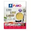 FIMO folie decorativă metalizată - 14x14 cm, 10 buc./pachet, auriu