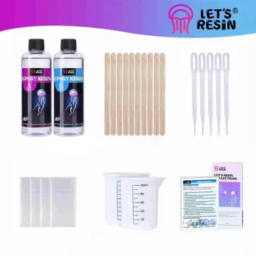   Let's Resin set rășină epoxidică de turnare - 500 ml, cu unelte