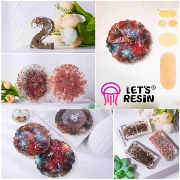   Let's Resin Metallic Alcohol Ink set – efect metalic, 24 x 10 ml
