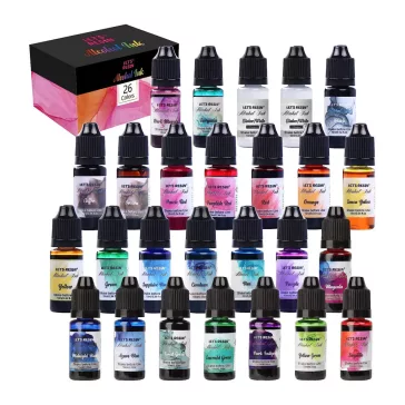 Let's Resin Alcohol Ink set – 26 x 10 ml