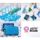 Let's Resin colorant de rășină transparent – rubin, 10 ml