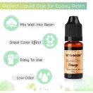 Let's Resin colorant de rășină transparent – rubin, 10 ml
