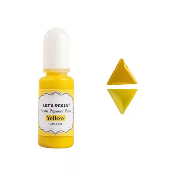 Let's Resin pastă pigment lichid – galben, 10 g