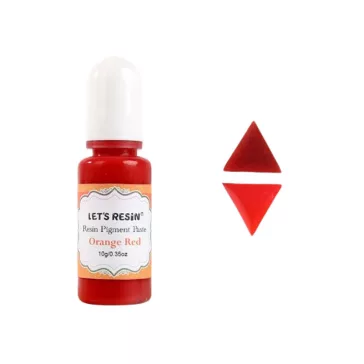Let's Resin pastă pigment lichid – vérnarancs, 10 g