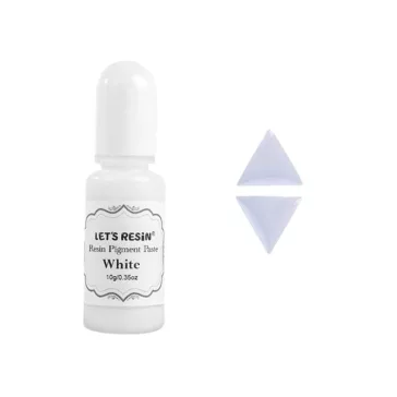 Let's Resin pastă pigment lichid – alb, 10 g