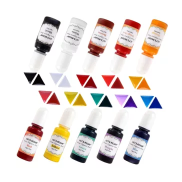 Let's Resin set pastă pigment lichid – 10 x 10 g