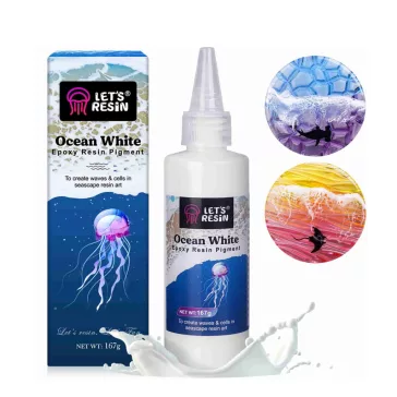 Let's Resin pastă pigment lichid alb – 167 g