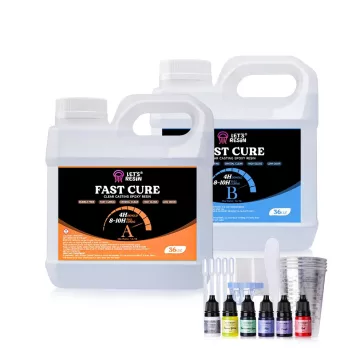   Let's Resin rășină epoxidică de turnare cu întărire rapidă - 2,1 litri