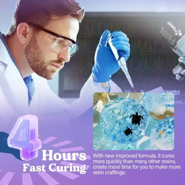   Let's Resin rășină epoxidică de turnare cu întărire rapidă - 2,1 litri