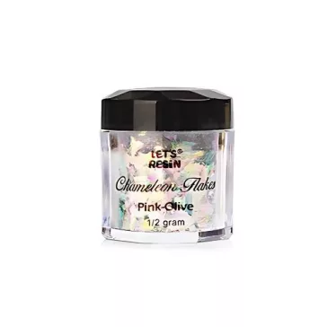   Let's Resin – Fulgi camaleon Pink-Oliva, Luxury Edition