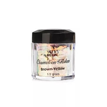   Let's Resin – Fulgi camaleon Maro-Galben, Luxury Edition