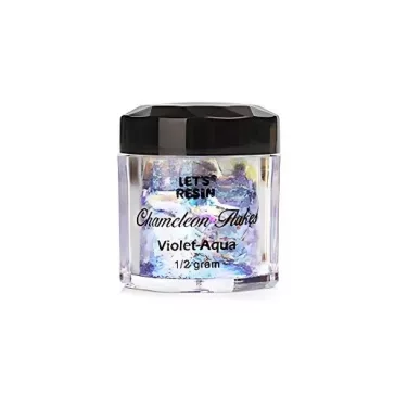   Let's Resin – Fulgi camaleon Violet-Turcoaz, Luxury Edition