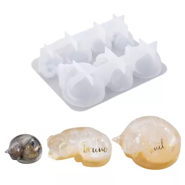 matriță silicon medalion amintire animale de companie Let's Resin