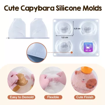 Let's Resin matriță silicon squishy capibara