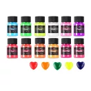 Let's Resin set de pigmenți neon - 12 x 10 g