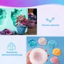 Let's Resin silicon bicomponent turnabil - set de probă cu unelte, 230 g