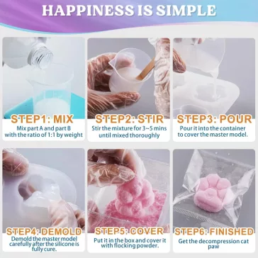 Let's Resin set de început Squishy – 500 ml