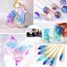 Let's Resin rășină UV colorată - piersică, 20 g