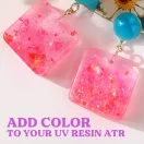 Let's Resin rășină UV colorată - roz, 20 g