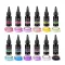Let's Resin set rășină UV colorată - 12 culori, 12 × 20 g