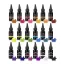 Let's Resin Set Rășină UV Colorată - Culori mai închise, 18 x 20 g