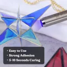 Let's Resin adeziv din rășină UV - cu întărire rapidă, cu lampă UV, 30 g